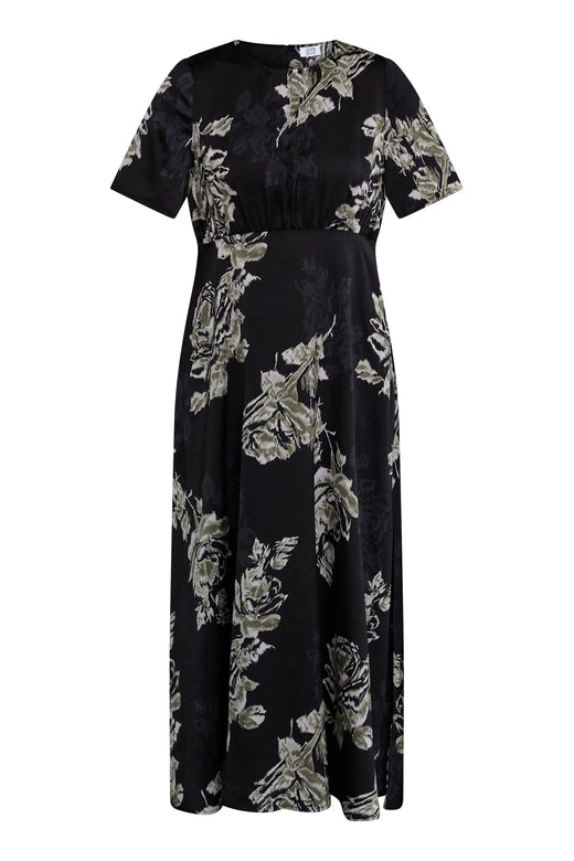 Love & Divine - Love1561-1 20351 - 810 - Black Flower Kjoler 