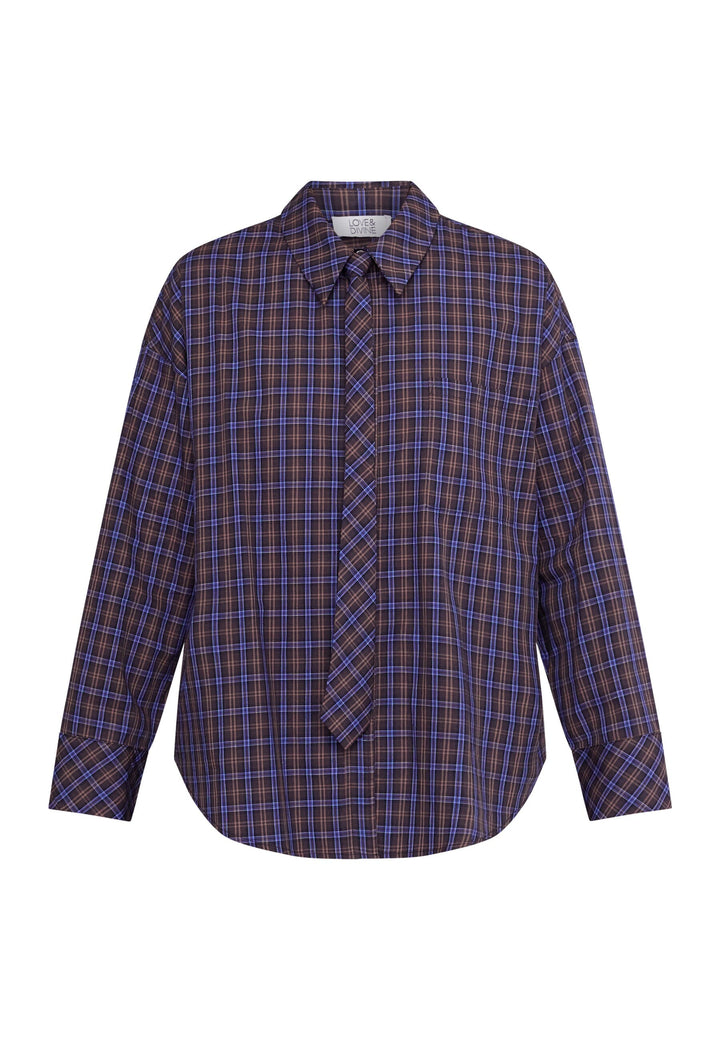 Love & Divine - Love1645 20296 - 841 - Brown Check Skjorter 