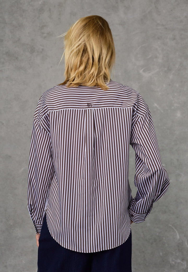 Love & Divine - Love1663 20427 - 832 - Brown Stripe Skjorter 