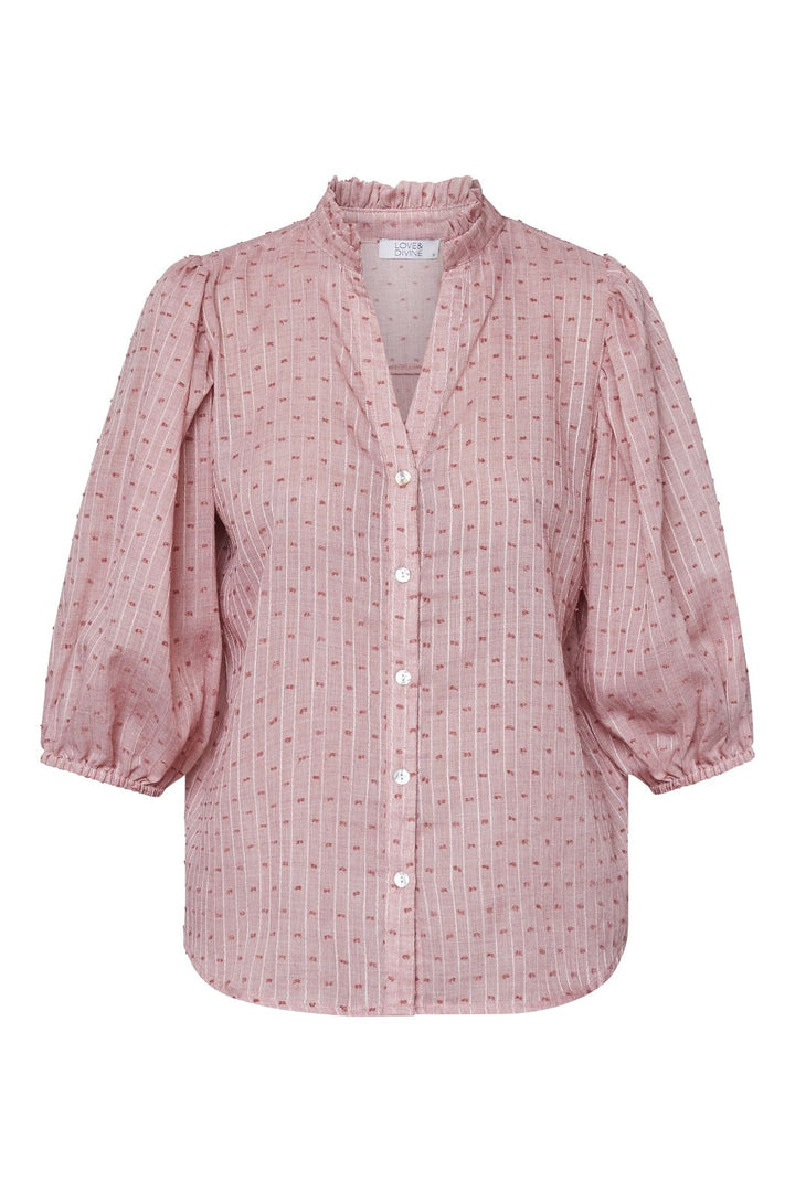 Love & Divine - Love456-7 18851 - 585 - Rouge Dot Skjorter 