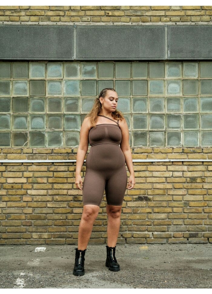 Lykkeland Ateliér - Alturra Highwaist Shaping Shorts - Chocolate Shorts 