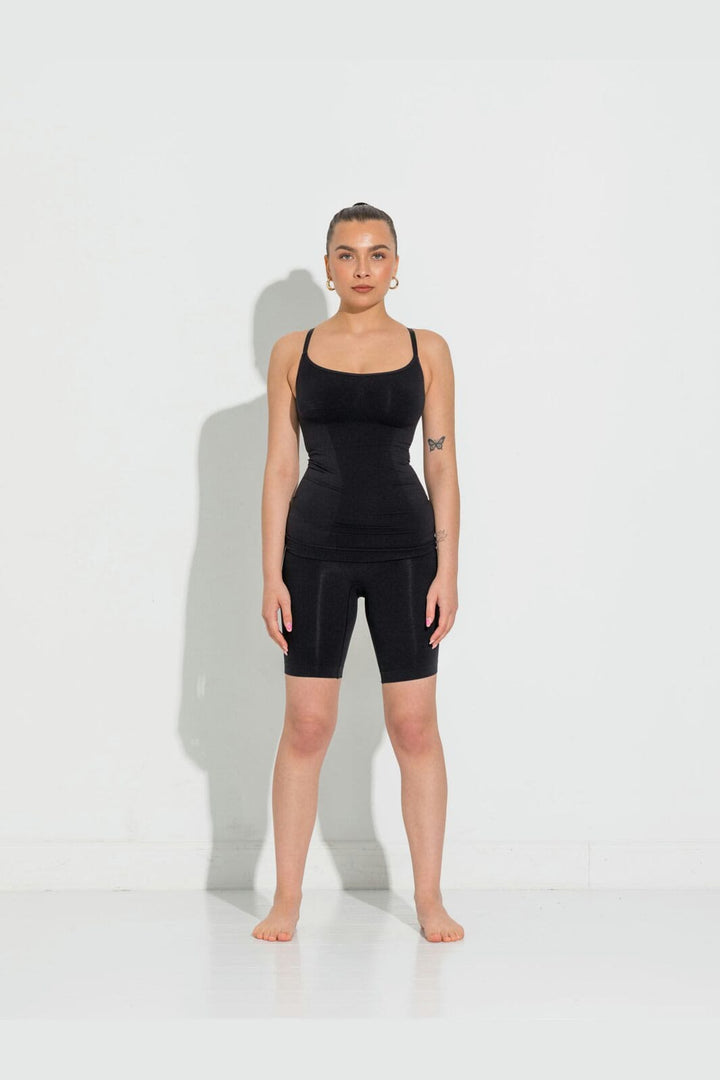 Lykkeland Ateliér - Second Skin Cami Top L0824908F.204 - Chocolate