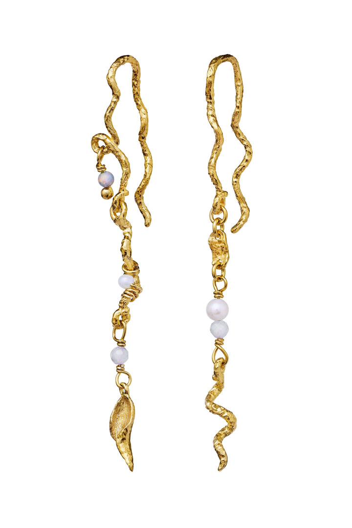Maanesten - Elisa Earring 9746a - Coated With 18k Gold. Øreringe 