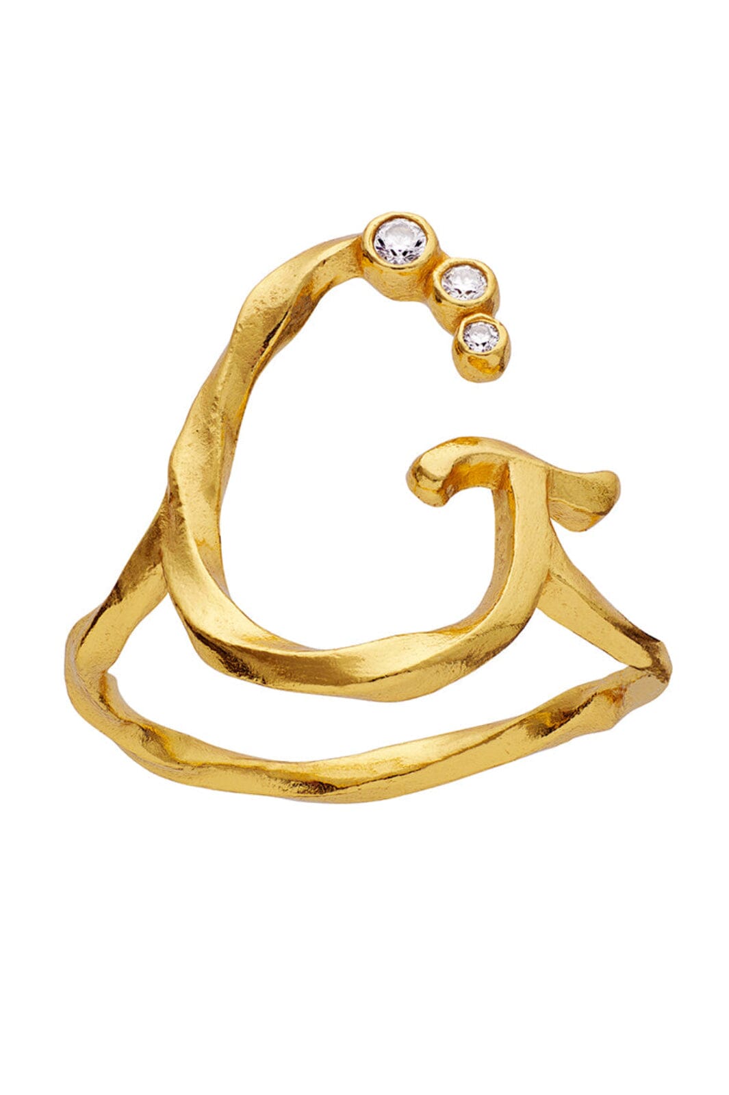 Maanesten - G Alphabet Ring - 4933a Ringe 