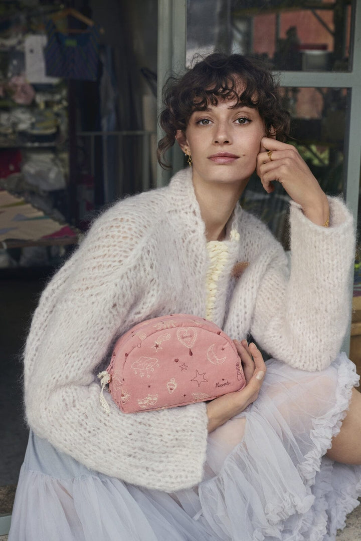 Maanesten - Makeup Bag Medium Pink Theatre Magic - 4101