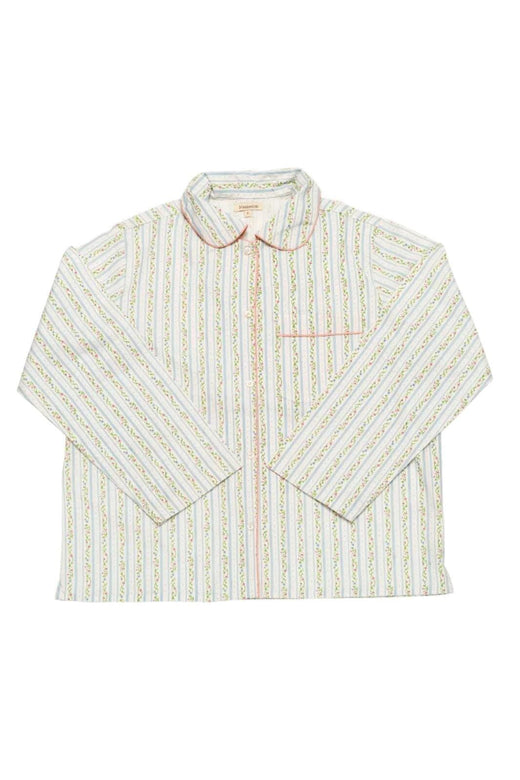 Maanesten - Moe Shirt Summer Stripe Blue - 4126 Bluser 