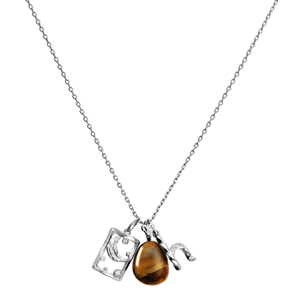 Maanesten - Tiger Eye Earth Pendant - 2830c Vedhæng 