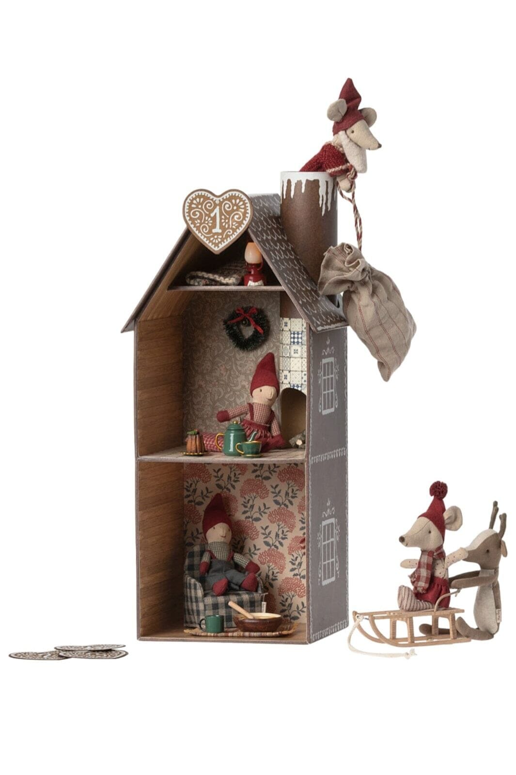 Maileg - Honningkagehus, Mus Jul 