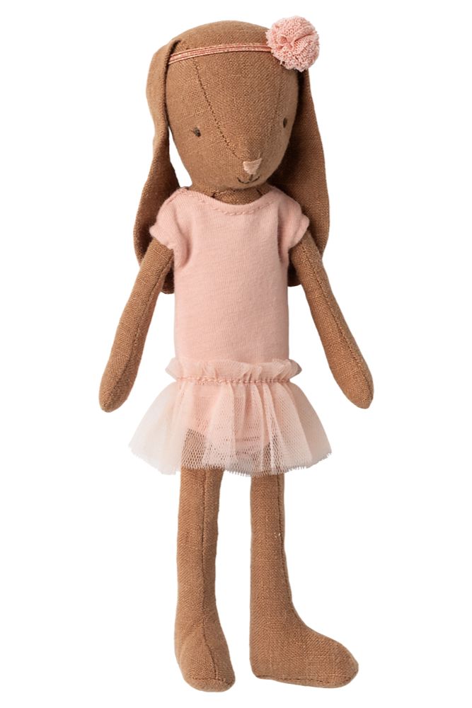 Maileg - Kanin Størrelse 1, Brun - Balletdragt Og Tylskørt Rosa - Bunny Size 1 Legetøj 