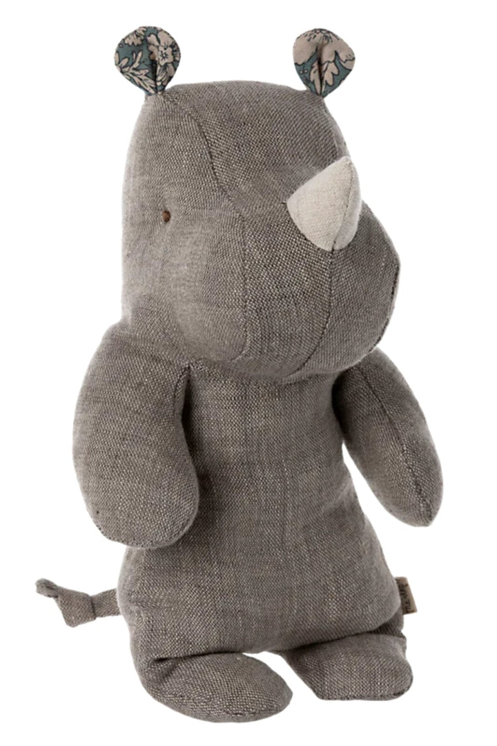 Maileg - Safari Friends, Rhino, Small - Grey - Small Legetøj 