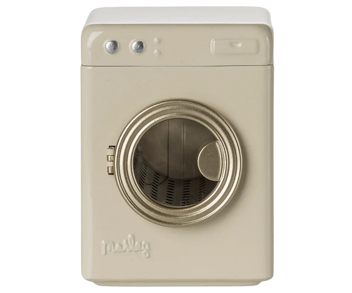 Maileg - Vaskemaskine, Mus - Råhvid - 11-5129-00 Legetøj 