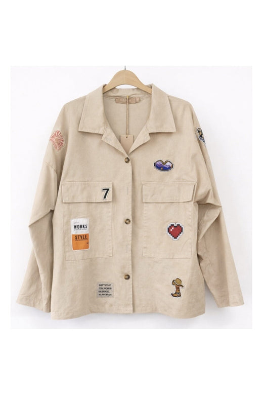 Marta Du Chateau - Mdcastoria Jacket 8122 - Beige