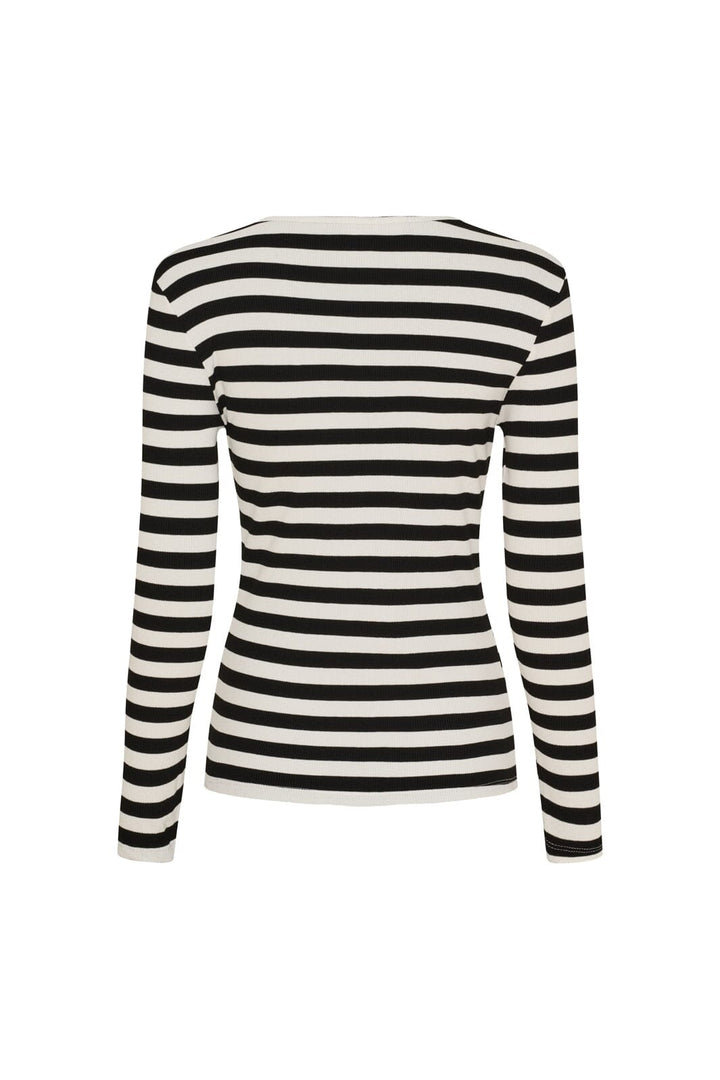 Marta Du Chateau - Mdcbegonia Ls Tee 7702 - Black