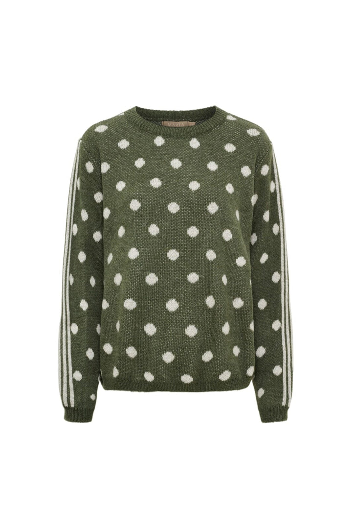 Marta Du Chateau - Mdcbellora Knit 9730 - Military/Beige