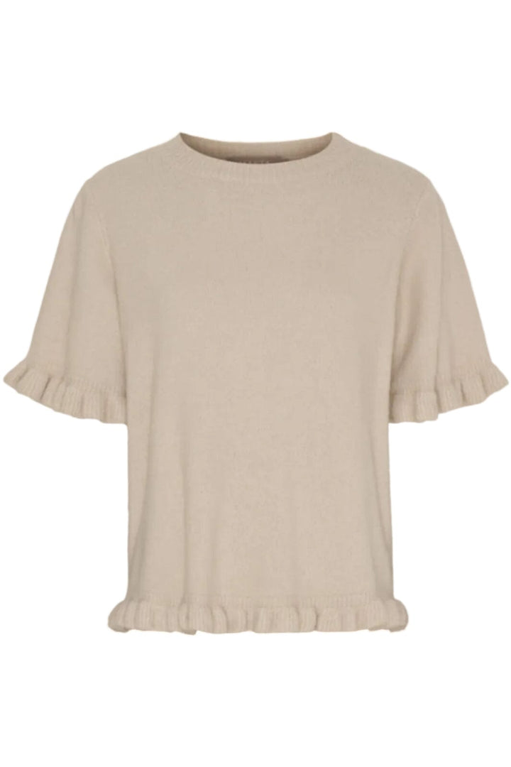 Marta Du Chateau - Mdcbriala Knit KN8129 - Beige2488 Strikbluser 