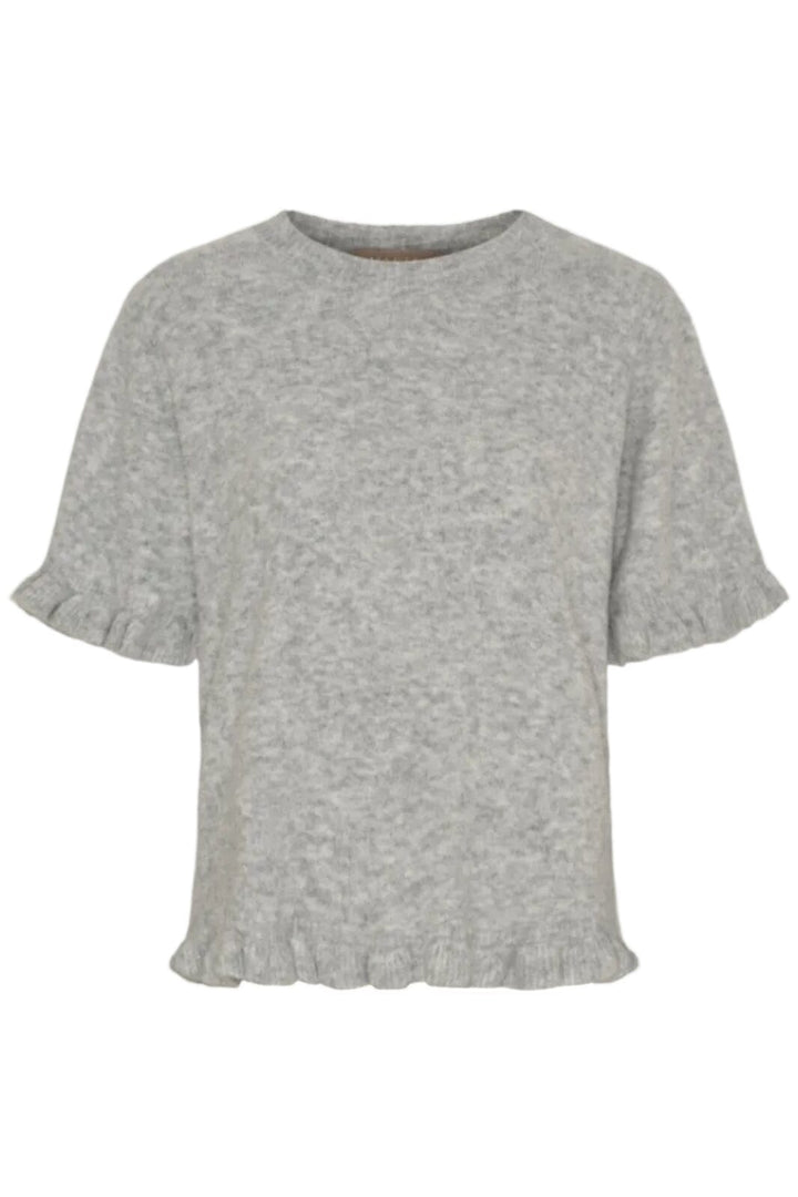 Marta Du Chateau - Mdcbriala Knit KN8129 - Grigio4060 Strikbluser 