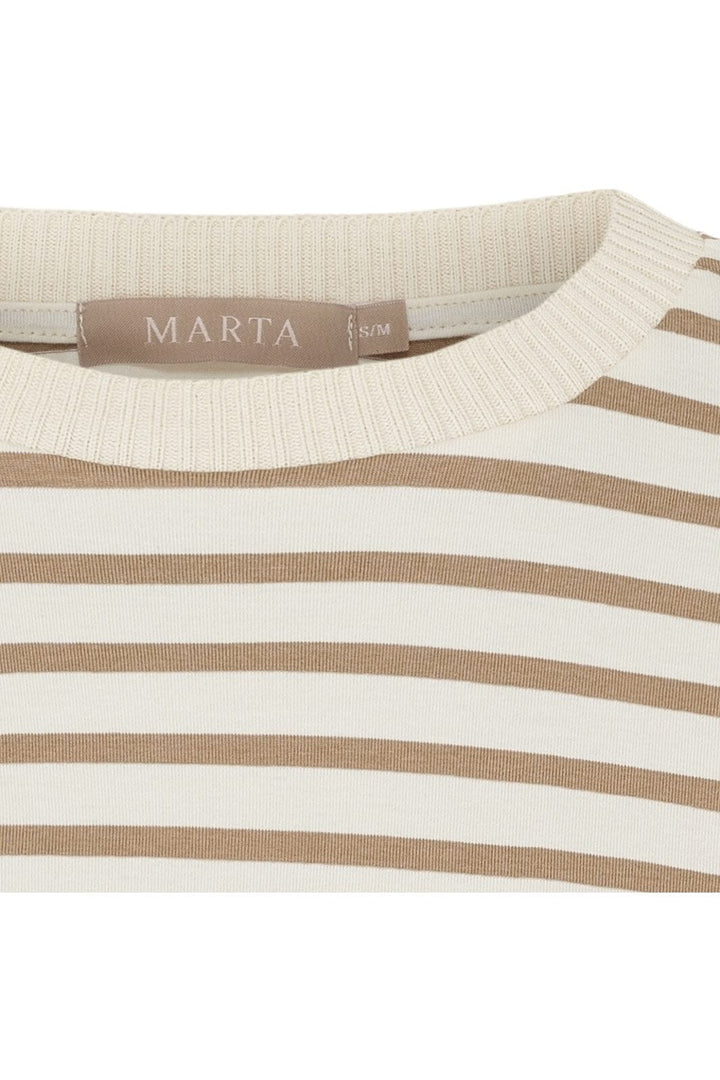 Marta Du Chateau - Mdcbrooklyn Tee 58351 - Beige/Fango
