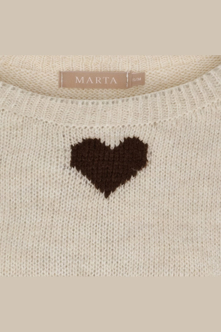 Marta Du Chateau - Mdcclover Knit 9582 - Beige