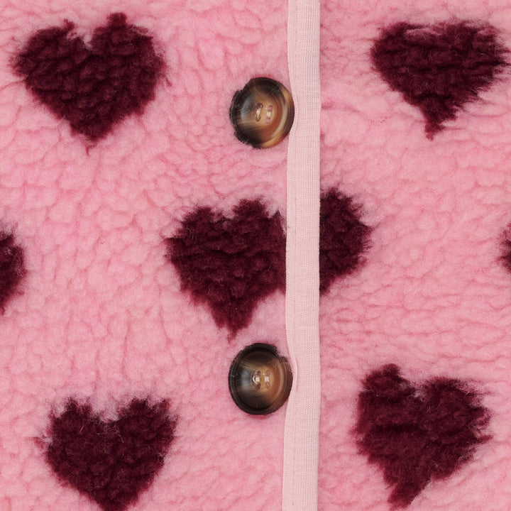 Marta Du Chateau - Mdcdahlia Vest 25710 - Rosa/Bordeaux Veste 