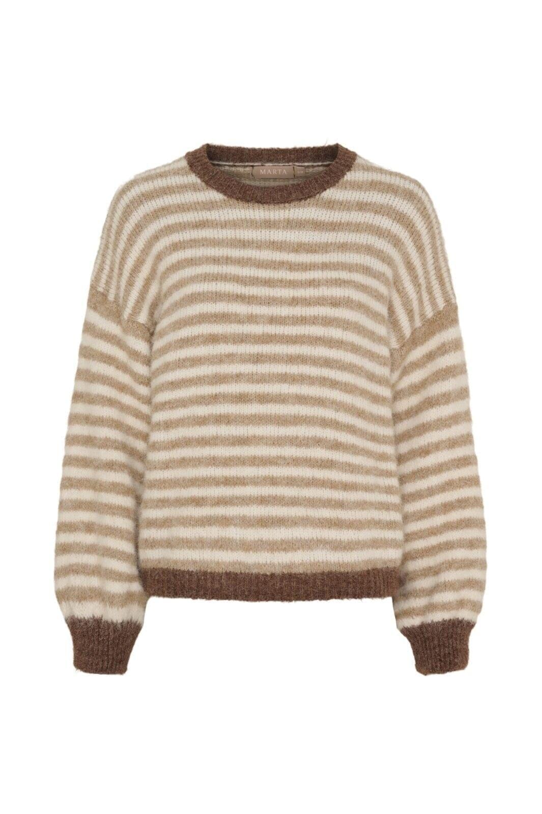 Marta Du Chateau - Mdcdanielle Knit 8080 - Beige/Fango/Moro