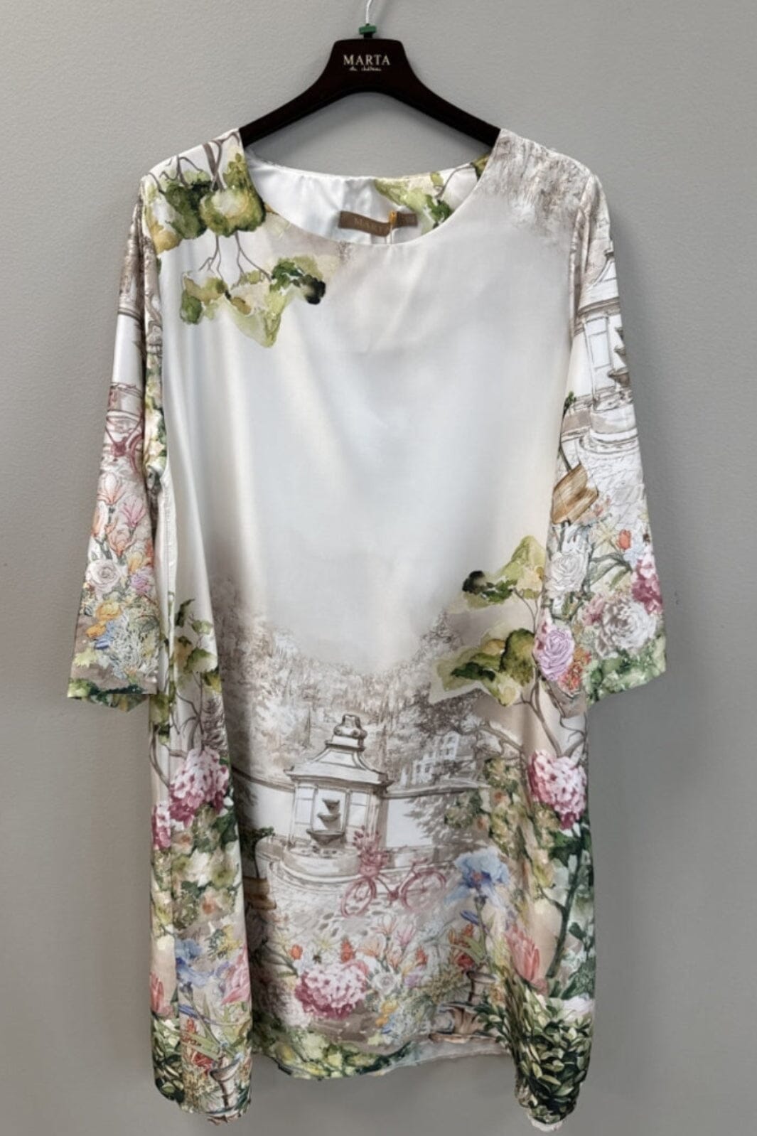 Marta Du Chateau - Mdcfabiana Dress 7872 - Panna