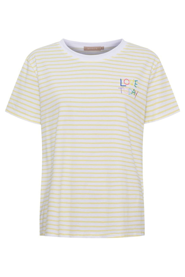 Marta Du Chateau - Mdcfiora Tee 22585 - Yellow