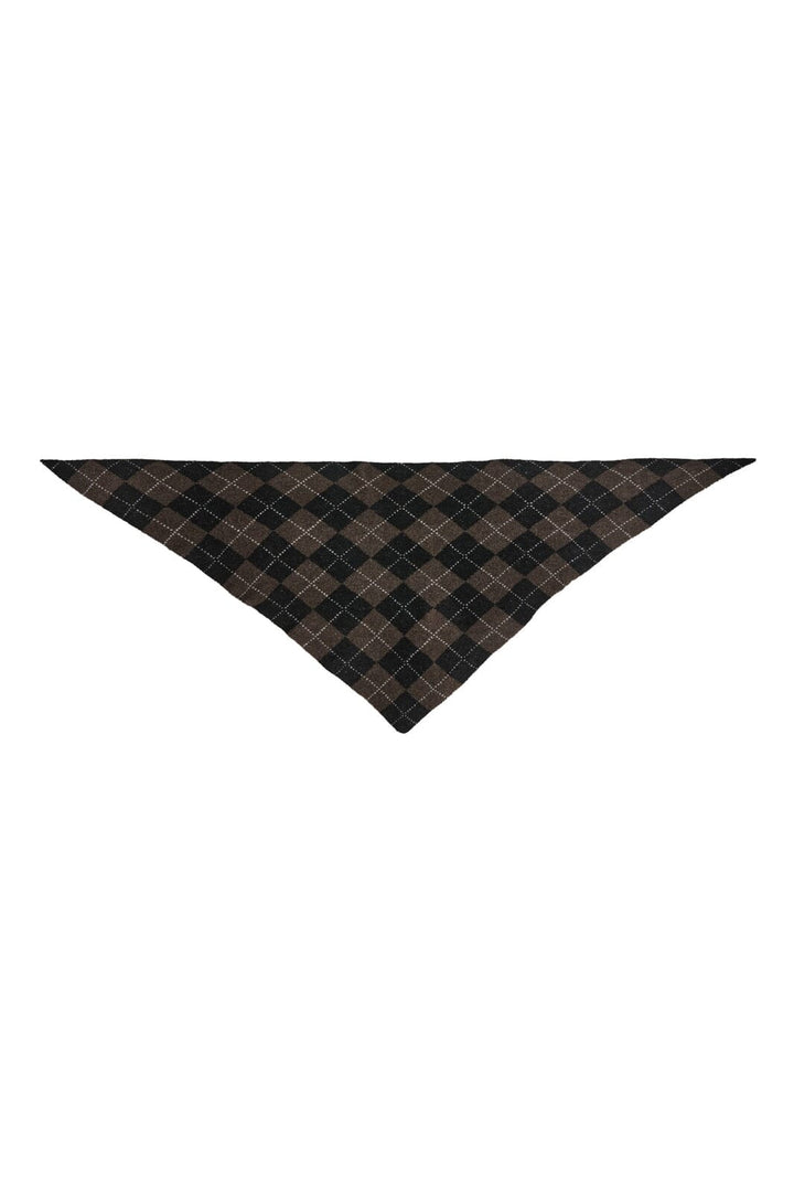 Marta Du Chateau - Mdcgretzel Scarf BA-3446 - Black/Coffee