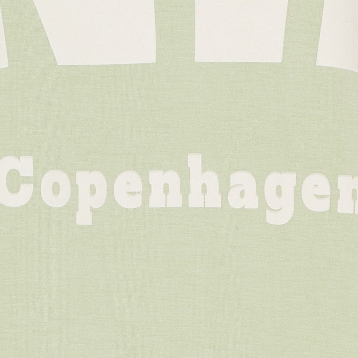 Marta Du Chateau - Mdchibiscus Sweatshirt 22659 - Green/Offwhite Sweatshirts 