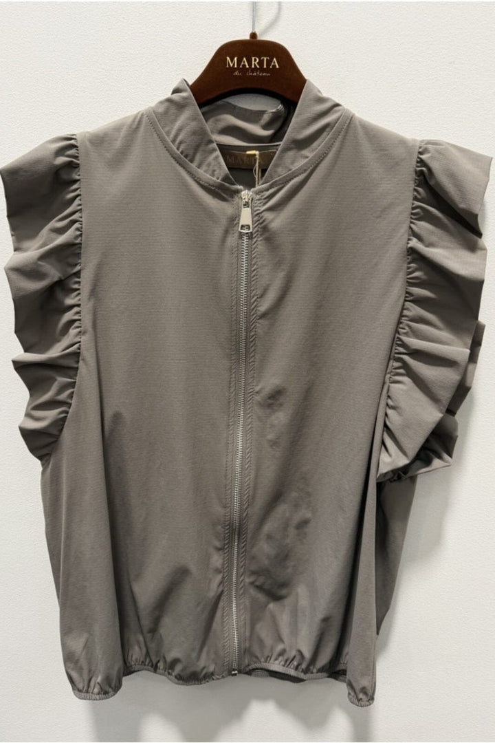 Marta Du Chateau - Mdcjannie Vest 58876M - Fango