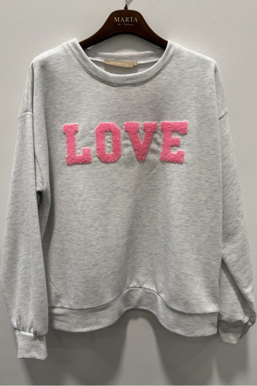 Marta Du Chateau - Mdcjessa Sweatshirt 7976 - Light Grey Melange