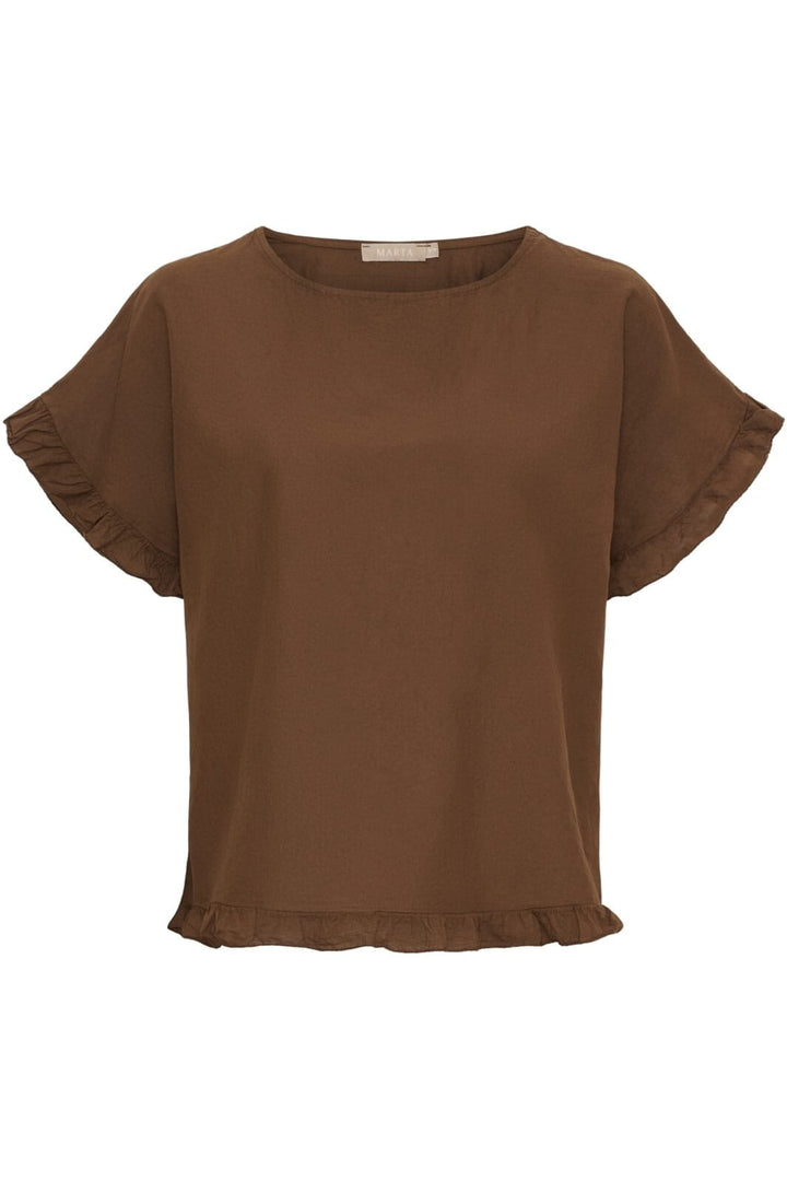 Marta Du Chateau - Mdckasimira Top 86493 - Cacao