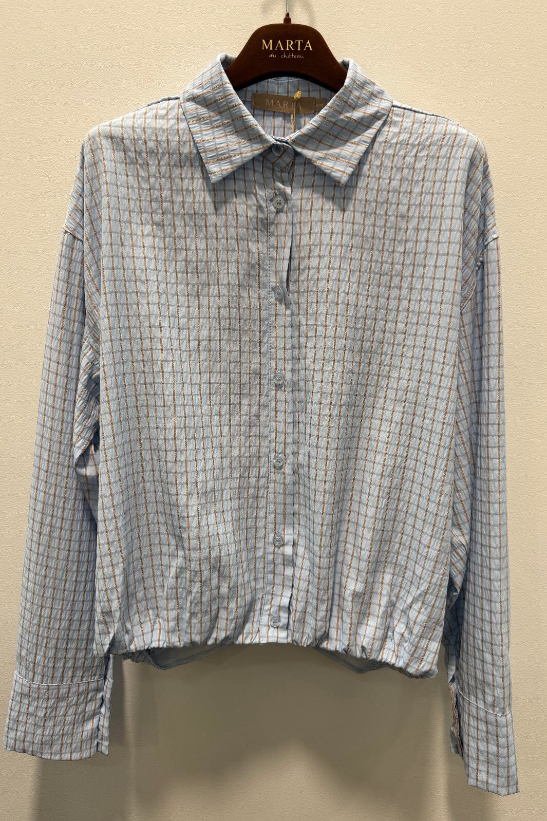 Marta Du Chateau - Mdclaerke Shirt 58771M - Sky Skjorter 