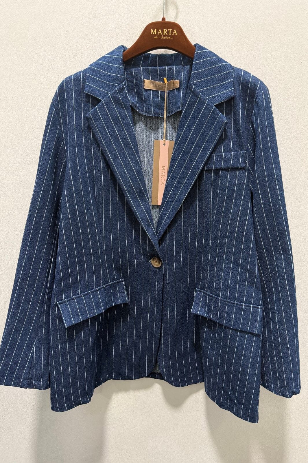 Marta Du Chateau - Mdclenia Blazer 55167M - Denim Blazere 