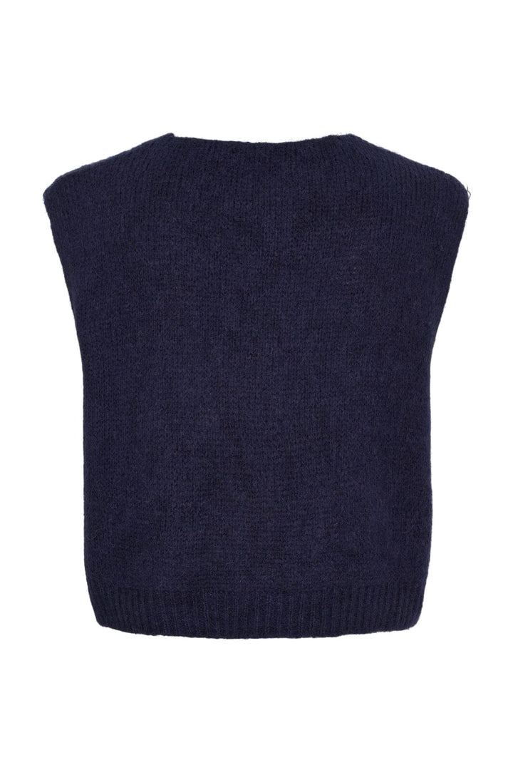 Marta Du Chateau - Mdcmarlene Vest 5114 - Blue Scuro