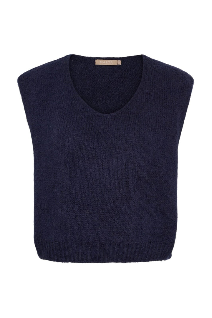 Marta Du Chateau - Mdcmarlene Vest 5114 - Blue Scuro
