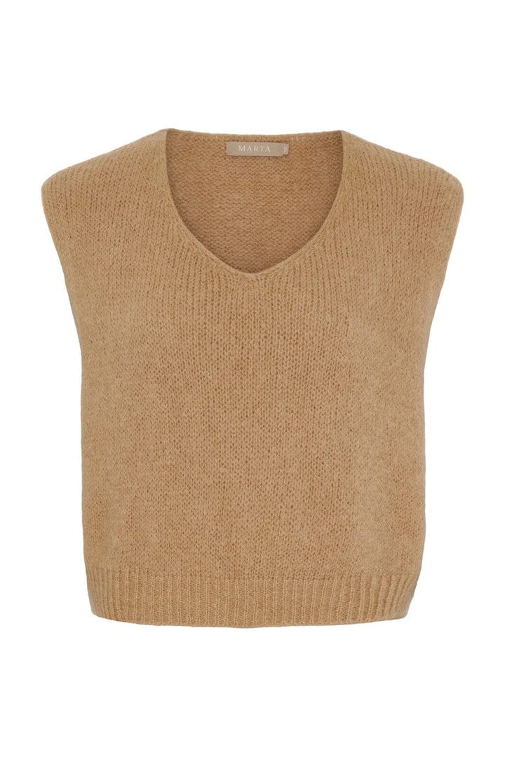 Marta Du Chateau - Mdcmarlene Vest 5114 - Camello