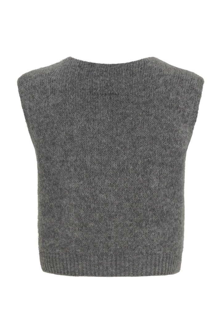 Marta Du Chateau - Mdcmarlene Vest 5114 - Grey