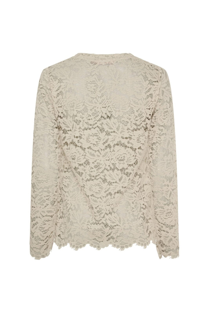 Marta Du Chateau - Mdcmilley Ls Tee 7707 - Beige