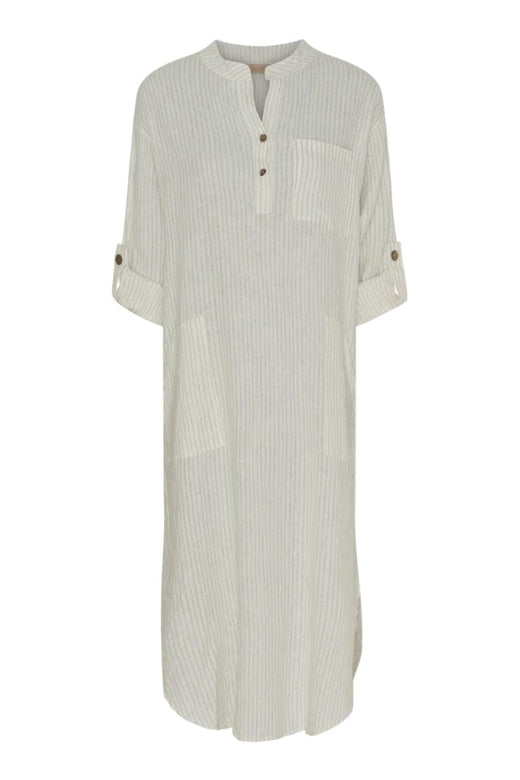 Marta Du Chateau - Mdcness Dress 93911-1 - Panna Beige 1752 Stripe Kjoler 