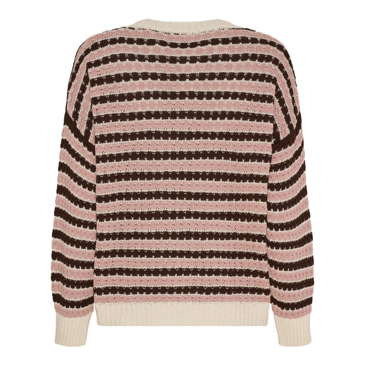Marta Du Chateau - Mdcnivelle Knit KNA110M - Moro/Antique Strikbluser 