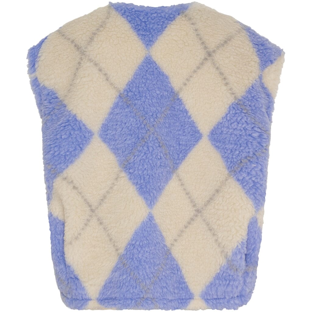 Marta Du Chateau - Mdcpam Vest 26801 - Beige/Blue Veste 