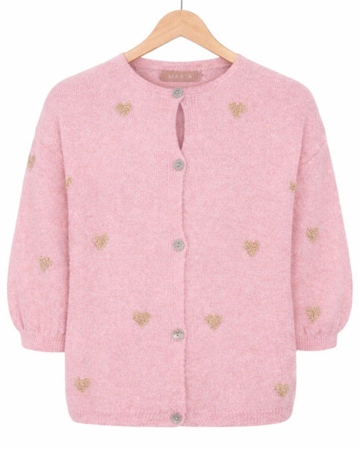 Marta Du Chateau - Mdcparisa Knit 9647 - Rose Strikbluser 