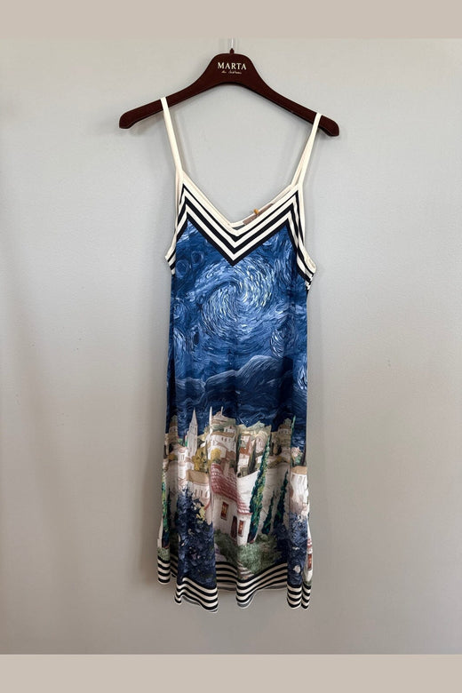 Marta Du Chateau - Mdcruby Dress 26510 - Blue