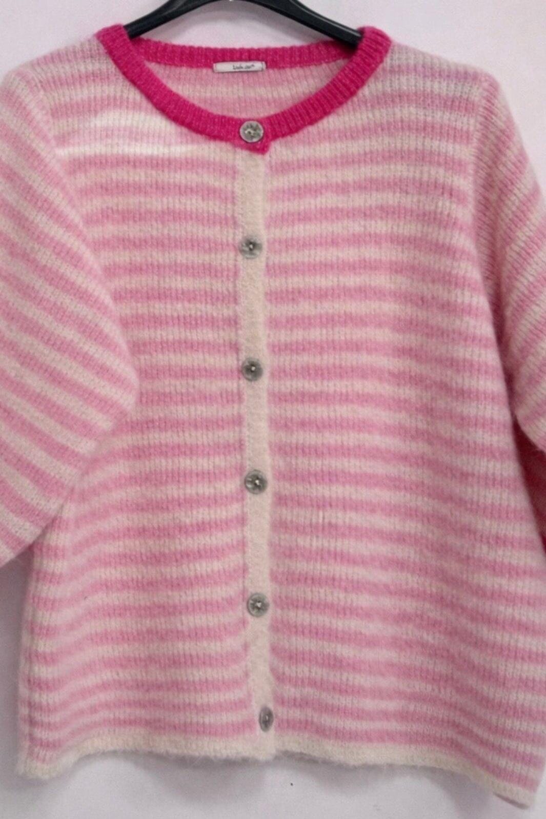 Marta Du Chateau - Mdcsusanne Knit 8262 - Pink Strikbluser 