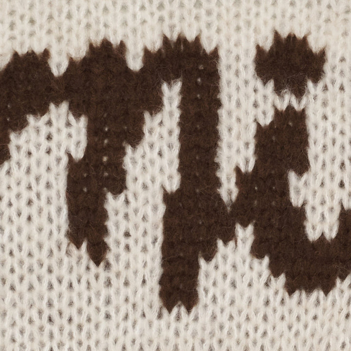 Marta Du Chateau - Mdctulip Knit 9580 - Beige Strikbluser 