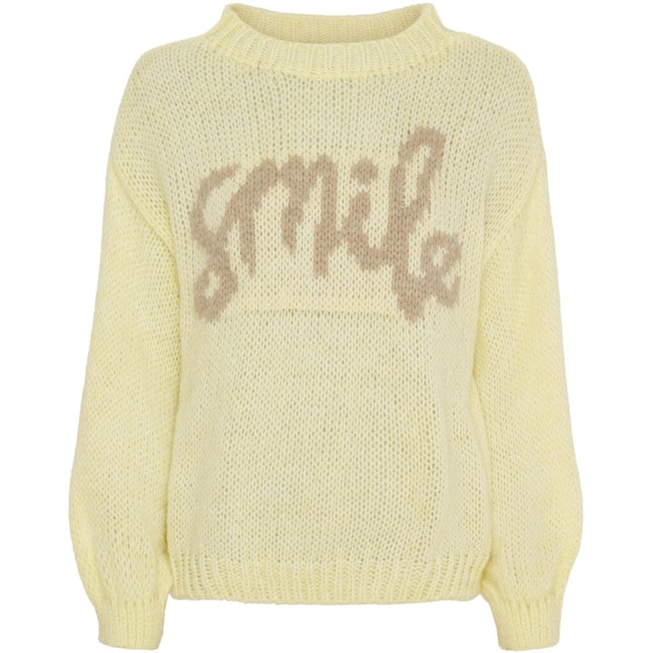 Marta Du Chateau - Mdctulip Knit 9580 - Yellow Strikbluser 