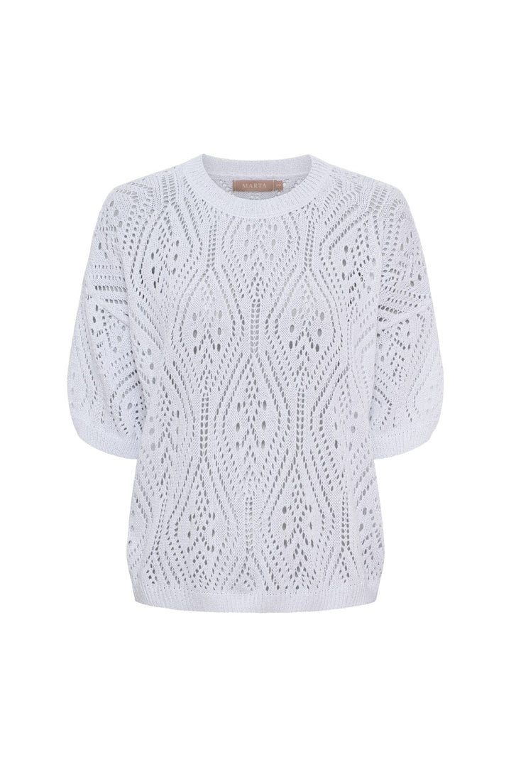 Marta Du Chateau - Mdcvina Knit 6592 - White