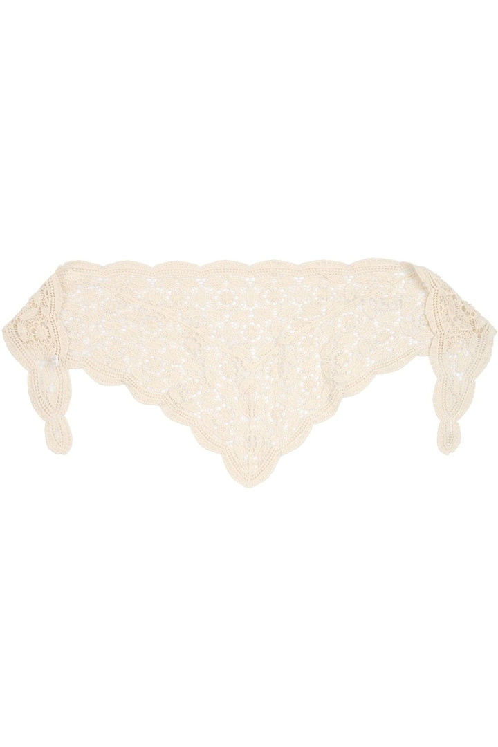 Marta Du Chateau - Mdczinnia Lace Hip Scarf BA-3510 - Beige