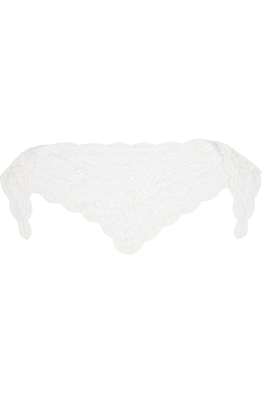 Marta Du Chateau - Mdczinnia Lace Hip Scarf BA-3510 - White
