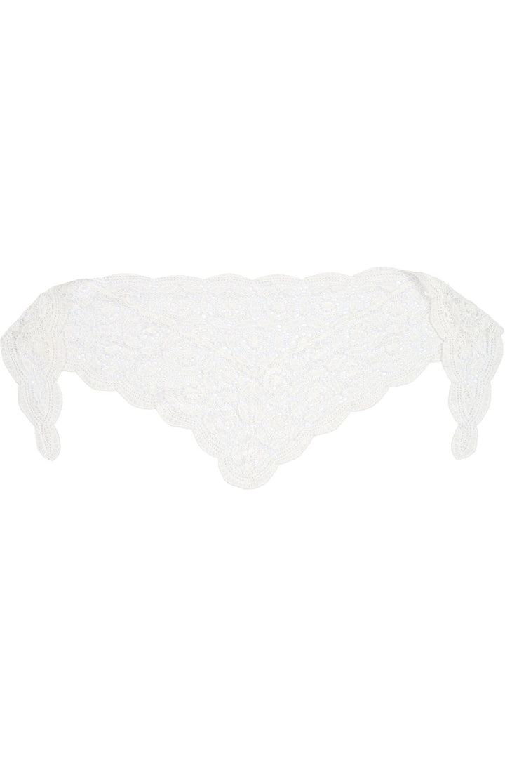 Marta Du Chateau - Mdczinnia Lace Hip Scarf BA-3510 - White